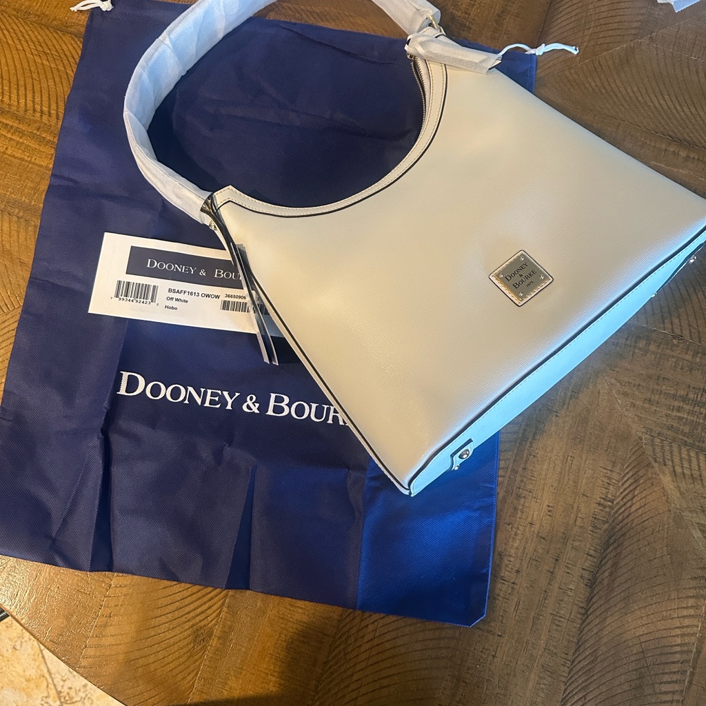 Dooney & Bourke Off White Hobo Bag